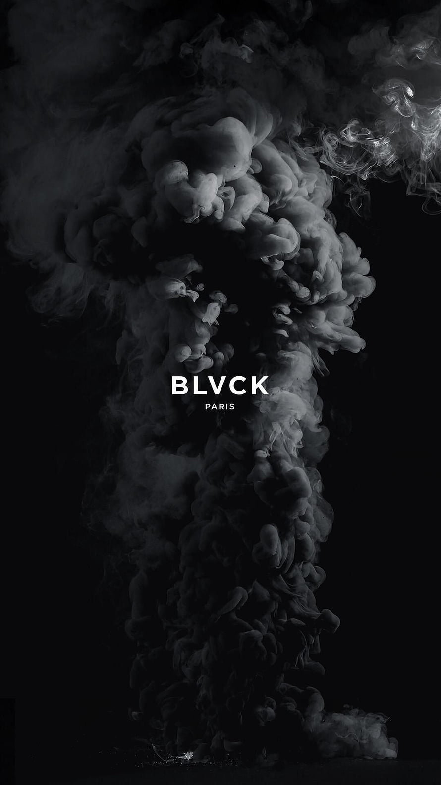 BLVCK Paris Black Ink Smoke Abstract Dark Aesthetic Wallpaper HD phone wallpaper
