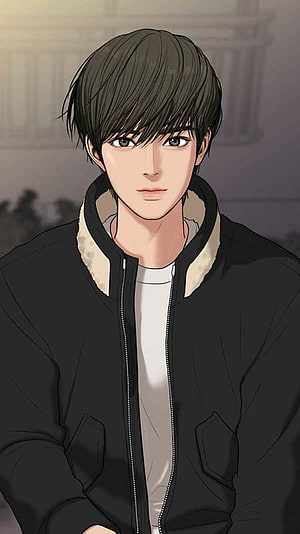 Handsome Young Man in Black Bomber Jacket Anime Portrait, Pin oleh Pei Li di Anime di 2020. Orang animasi, Gambar anime, Gadis animasi, Handsome Boy Cartoon HD phone wallpaper