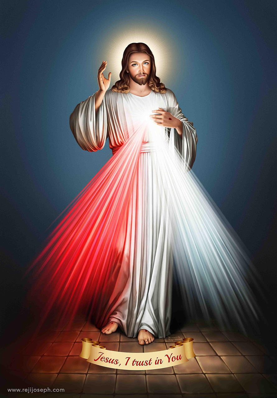 Divine Jesus Christ Sacred Heart Rays of Light Religious Art Wallpaper HD phone wallpaper