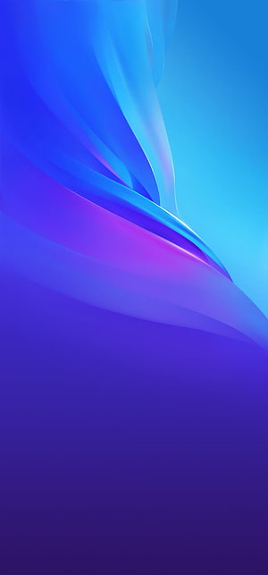 Abstract Blue and Purple Gradient Waves Wallpaper HD phone wallpaper