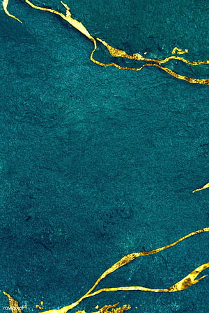 Elegant Turquoise and Gold Marble Texture with Organic Veining for Premium Design Backgrounds HD phone wallpaper