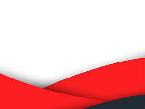 Abstract Red and Black Wavy Curves on White Background HD wallpaper