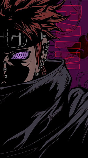 Rengoku Kyojuro Demon Slayer Anime Character Portrait With Purple Eye And Black Mask HD phone wallpaper