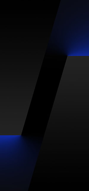 Abstract Dark Blue Geometric Shapes Minimalist 3D Render HD phone wallpaper