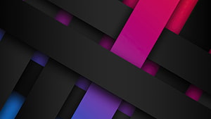 Abstract Geometric Background With Dark Intersecting Bars And Neon Pink Purple Blue Accents HD wallpaper