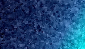Abstract Blue Geometric Polygonal Mosaic Background With Cyan Gradient HD wallpaper