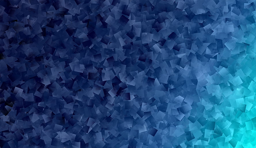 Abstract Blue Geometric Polygonal Mosaic Background With Cyan Gradient HD wallpaper
