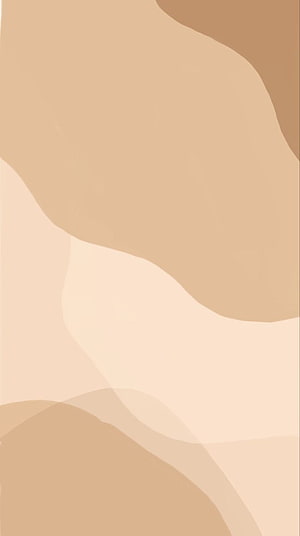 Minimalist Tan and Brown Abstract Wave Pattern for Mobile Screens HD phone wallpaper