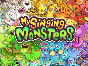 My Singing Monsters Colorful Character Lineup With Vibrant Logo HD wallpaper