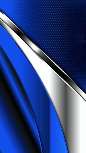 Abstract Blue and Silver Diagonal Waves with Dotted Background HD phone wallpaper