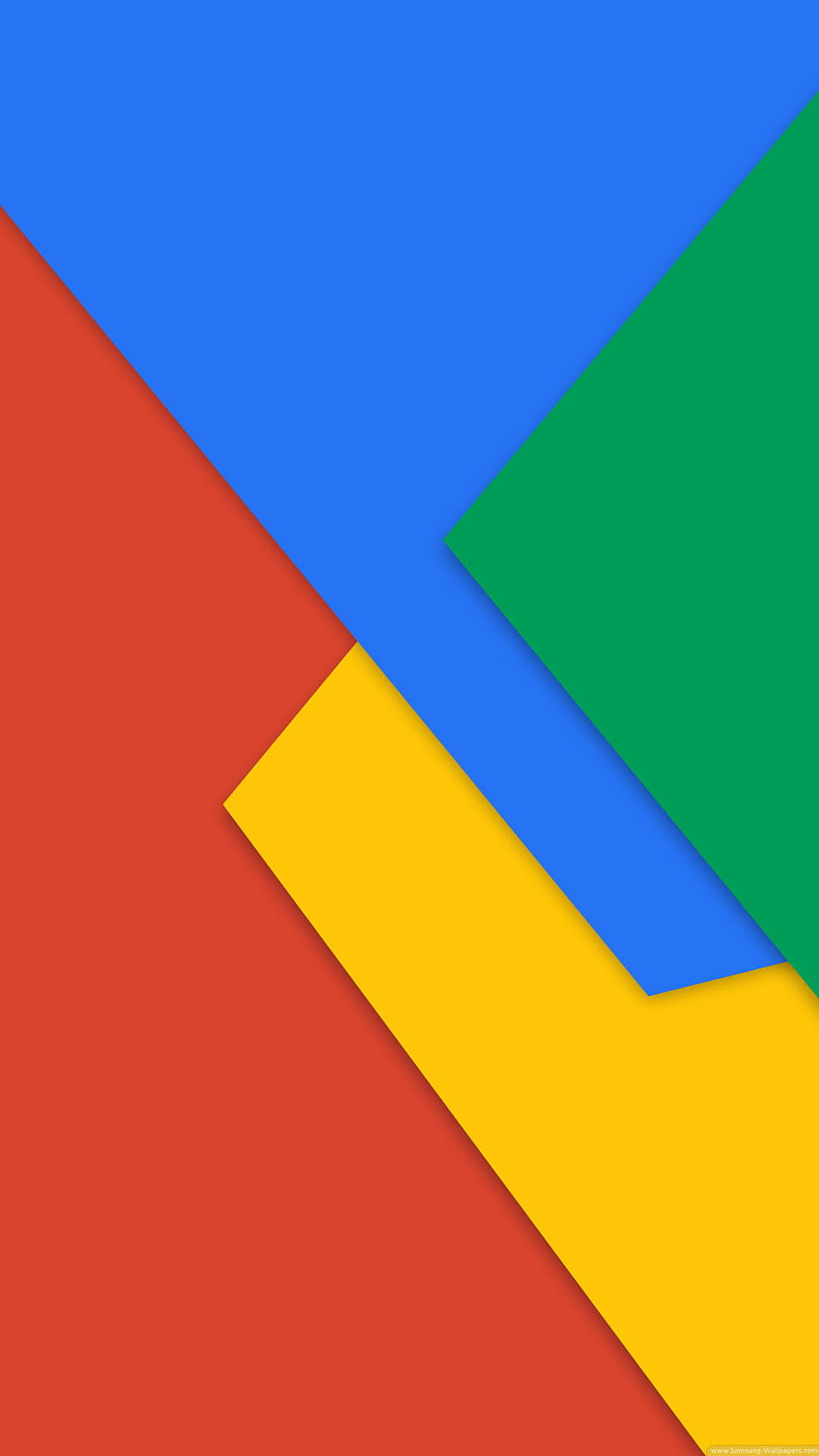 Google Pixel Abstract Geometric Wallpaper with Blue, Red, Green, and Yellow Shapes HD phone wallpaper