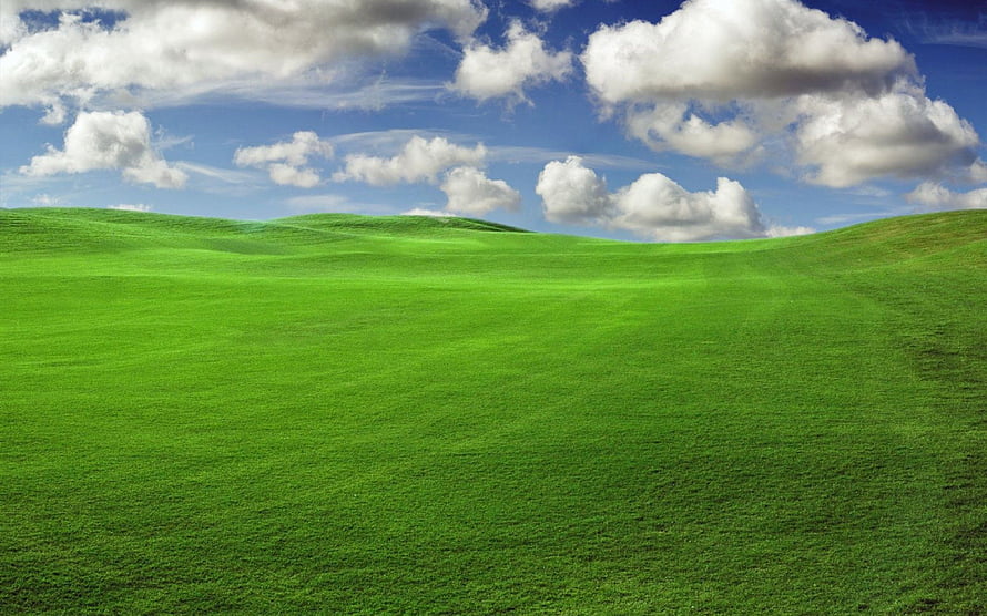 Windows XP Bliss Wallpaper with Rolling Green Hills and Blue Sky HD wallpaper