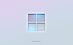 Windows 11 Default Desktop Wallpaper with Soft Blue and Purple Gradient Background HD wallpaper