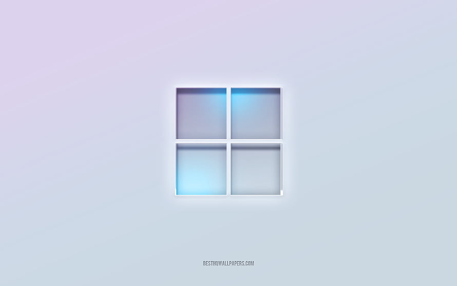 Windows 11 Default Desktop Wallpaper with Soft Blue and Purple Gradient Background HD wallpaper