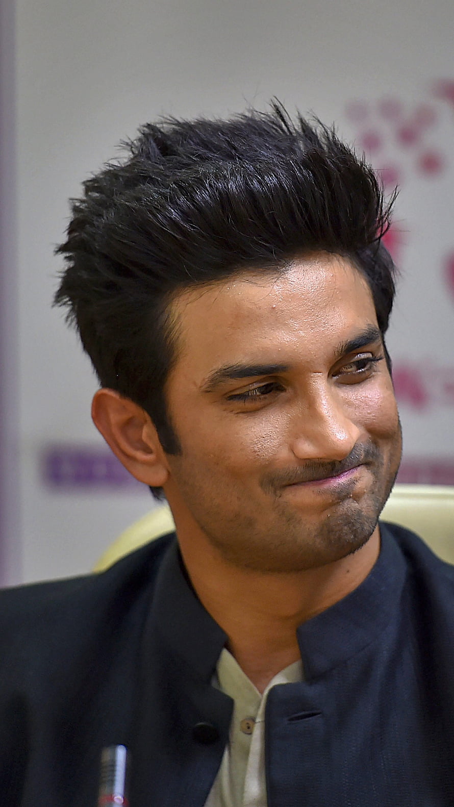 Sushant Singh Rajput Smiling Portrait in Traditional Indian Attire HD phone wallpaper