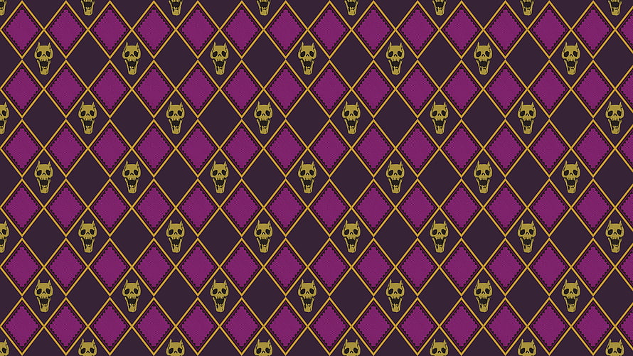 Yoshikage Kira Tie Pattern from JoJo's Bizarre Adventure HD wallpaper