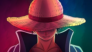 Sanji from One Piece wearing a straw hat with a confident smile HD wallpaper