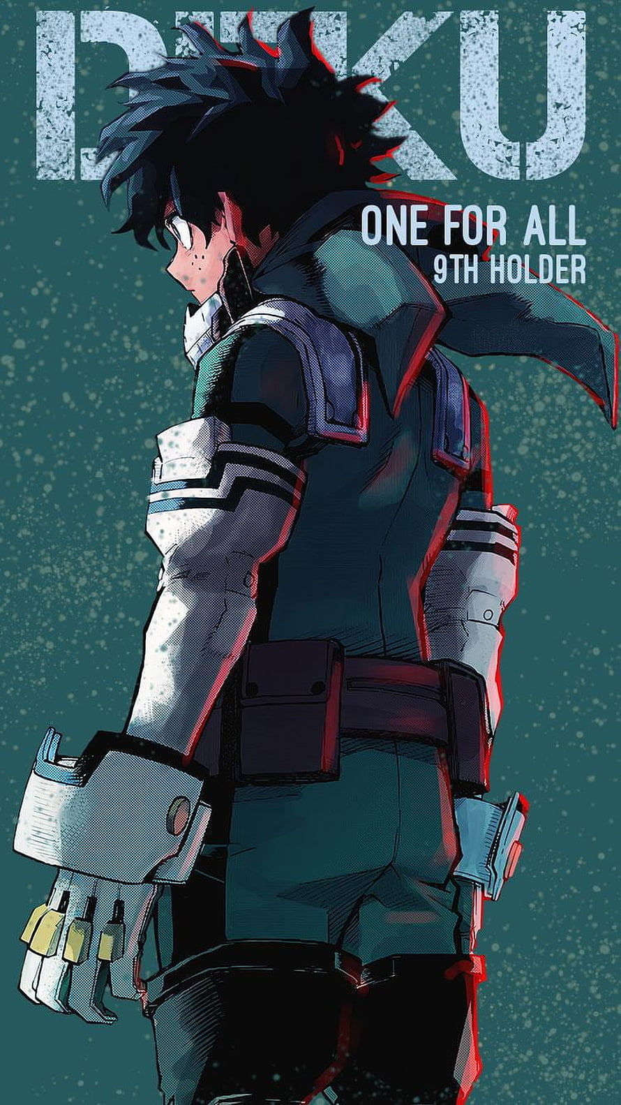 Izuku Midoriya One For All 9th Holder Anime Character Art HD phone wallpaper