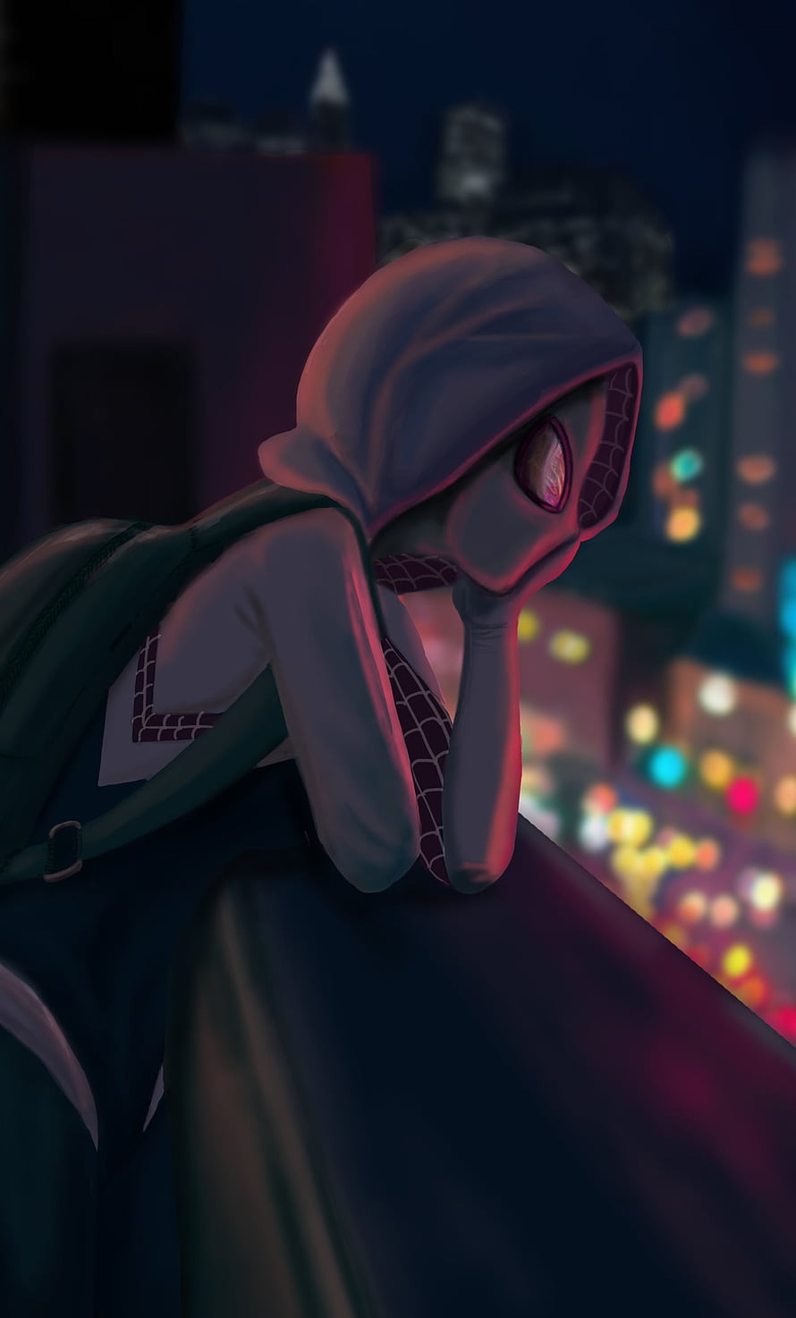 Miles Morales Spider-Man 2099 Hoodie Artwork, Art Spider Gwen Stacy , , Background, and HD phone wallpaper