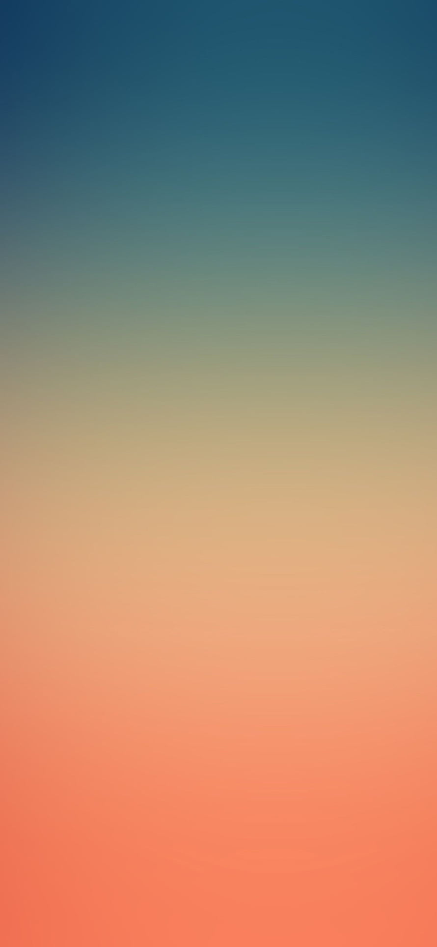 Smooth Vertical Gradient from Deep Blue to Warm Orange for Minimalist Backgrounds HD phone wallpaper