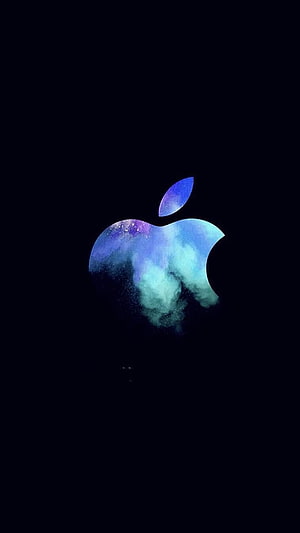 Apple Logo Galaxy Wallpaper HD phone wallpaper
