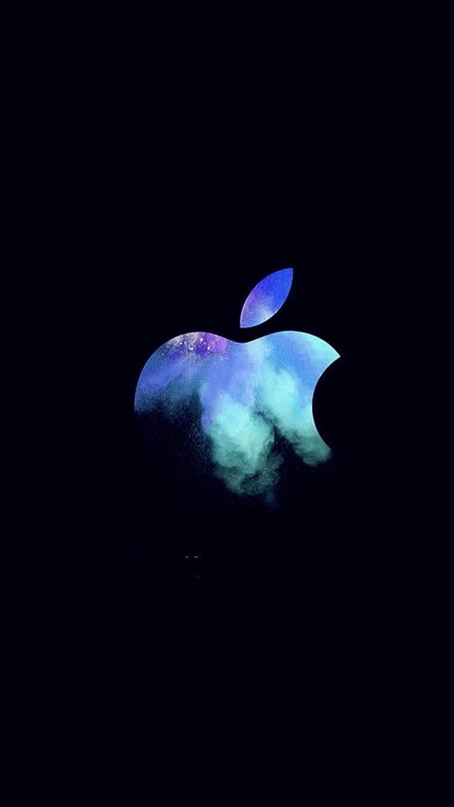 Apple Logo Galaxy Wallpaper HD phone wallpaper