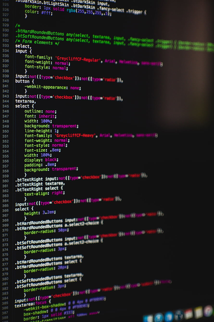 Colorful CSS Code on Dark Screen with Syntax Highlighting HD phone wallpaper