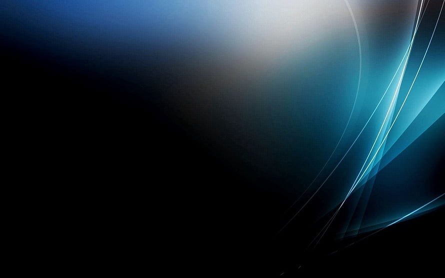 Dark Abstract Background with Flowing Cyan Light Streaks and Soft Gradient Glow HD wallpaper