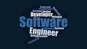 Software Engineering Career Roles Word Cloud Graphic HD wallpaper