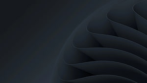 Dark Abstract Wavy Ribs Minimalist Desktop Background HD wallpaper