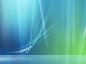 Windows Vista Login Screen with Blue and Green Gradient Light Streaks HD wallpaper