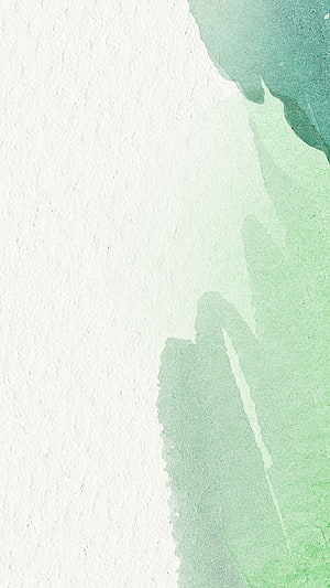 Abstract Green Watercolor Texture on White Paper Background HD phone wallpaper