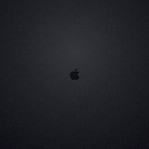 Minimalist Dark Apple Logo on Textured Black Background HD phone wallpaper
