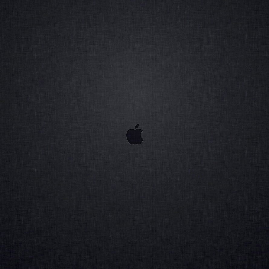 Minimalist Dark Apple Logo on Textured Black Background HD phone wallpaper