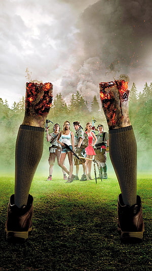 Zombieland: Double Tap Movie Poster Featuring Large Severed Legs and Cast HD phone wallpaper