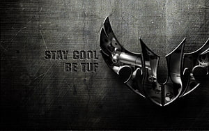 Tuf Gaming Logo on Dark Textured Metal Background HD wallpaper