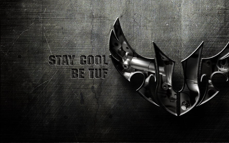 Tuf Gaming Logo on Dark Textured Metal Background HD wallpaper
