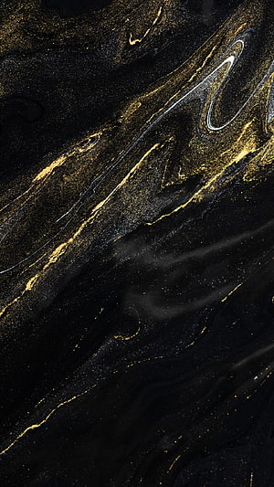 Luxurious Black Marble Texture With Gold Veins And Shimmering Metallic Accents HD phone wallpaper