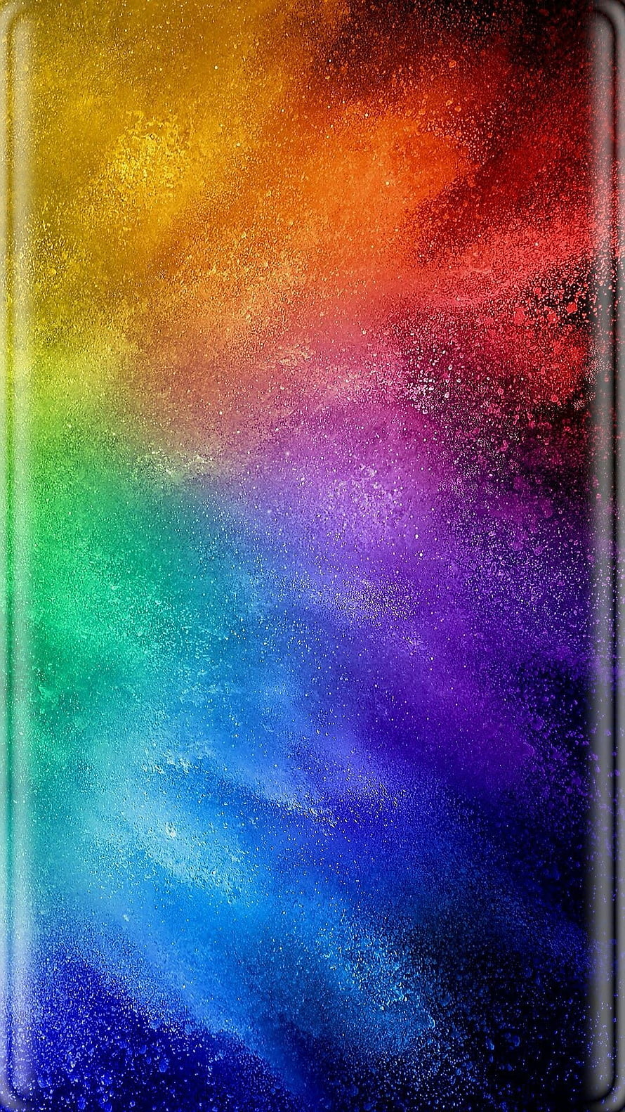 Vibrant Rainbow Gradient Abstract Wallpaper With Glittering Texture And Colorful Hues HD phone wallpaper