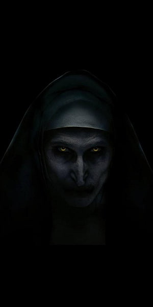 The Nun Horror Movie Wallpaper - Dark Ghostly Nun Portrait HD phone wallpaper