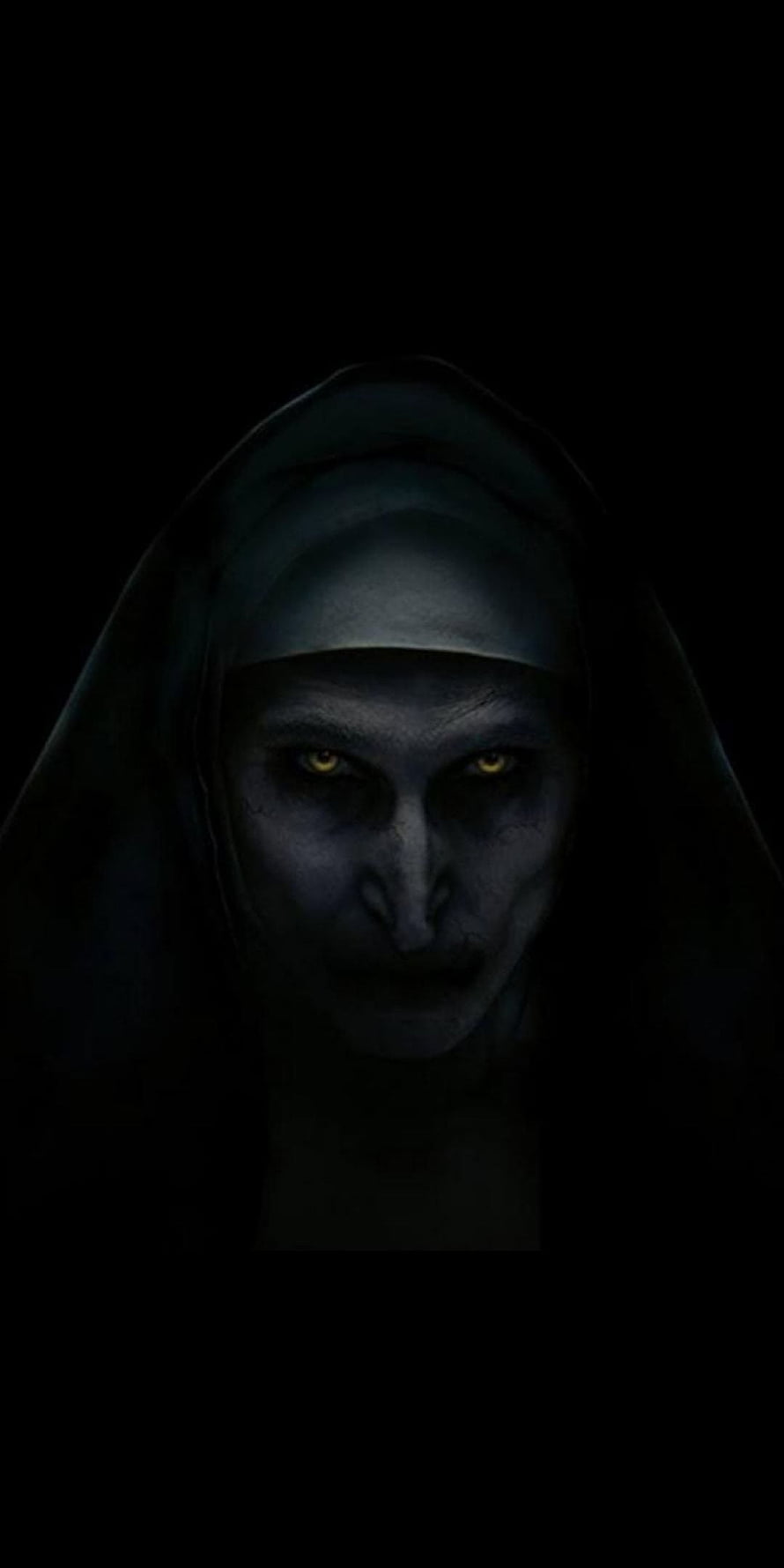 The Nun Horror Movie Wallpaper - Dark Ghostly Nun Portrait HD phone wallpaper