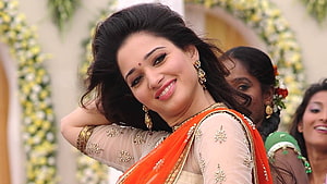 Tamannaah Bhatia in a Beige and Orange Saree with Traditional Jewelry, Tamanna bhatia full . Top 75 Tamanna Nude XXX Pussy Sex Naked [New] HD wallpaper