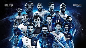 FIFA FIFPro World 11 Forwards Nominees 2021 Soccer Players Wallpaper HD wallpaper