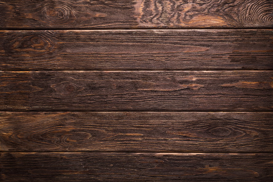 Dark rustic wooden plank texture background with natural grain patterns and knots for design HD wallpaper