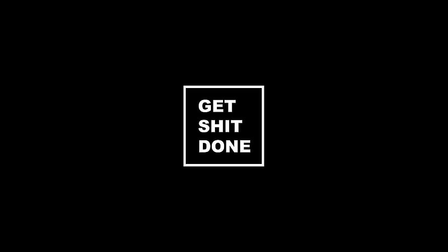 Minimalist Motivational Typography Quote Desktop Wallpaper HD wallpaper