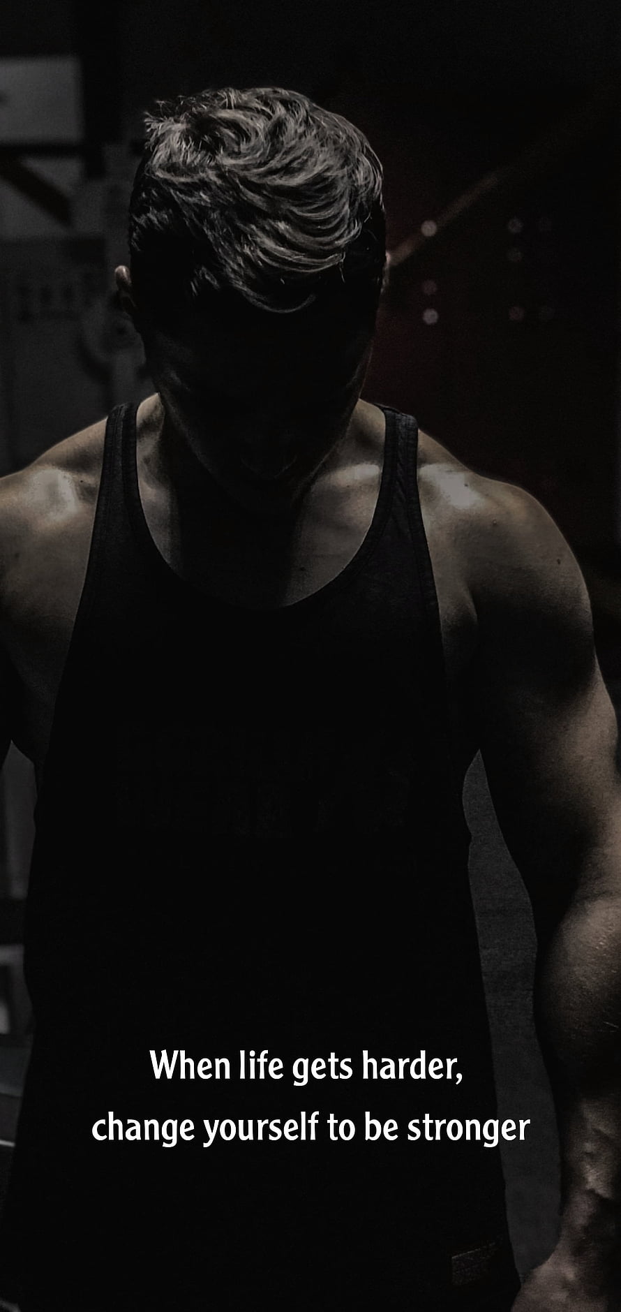 Motivational Gym Quote About Strength and Resilience on Muscular Man, Gym motivation, sport HD phone wallpaper