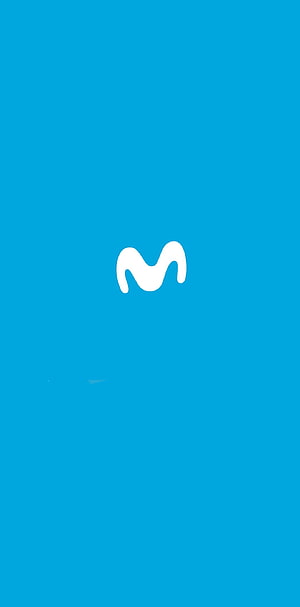 Movistar Brand Logo Minimalist Cyan Blue Mobile Operator Identity Design HD phone wallpaper