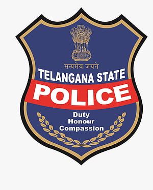 Telangana State Police Official Emblem with National Emblem and Motto HD phone wallpaper