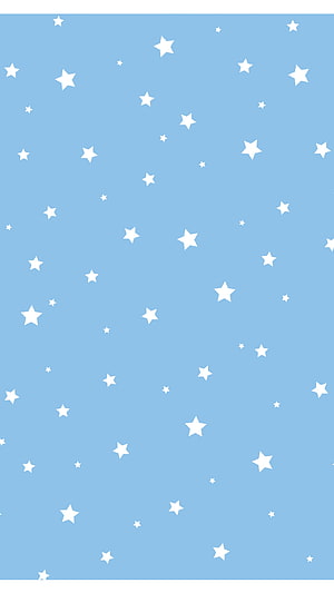 Soft Baby Blue Star Pattern Wallpaper with White Stars HD phone wallpaper