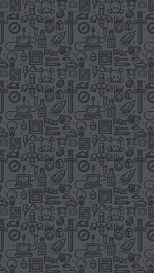 Samurai Jack Icon Pattern Wallpaper HD phone wallpaper